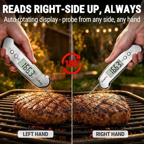 TempPro TempSwift 0.3 Sec Instant Read Digital Meat Thermometer for Cooking - Image 4