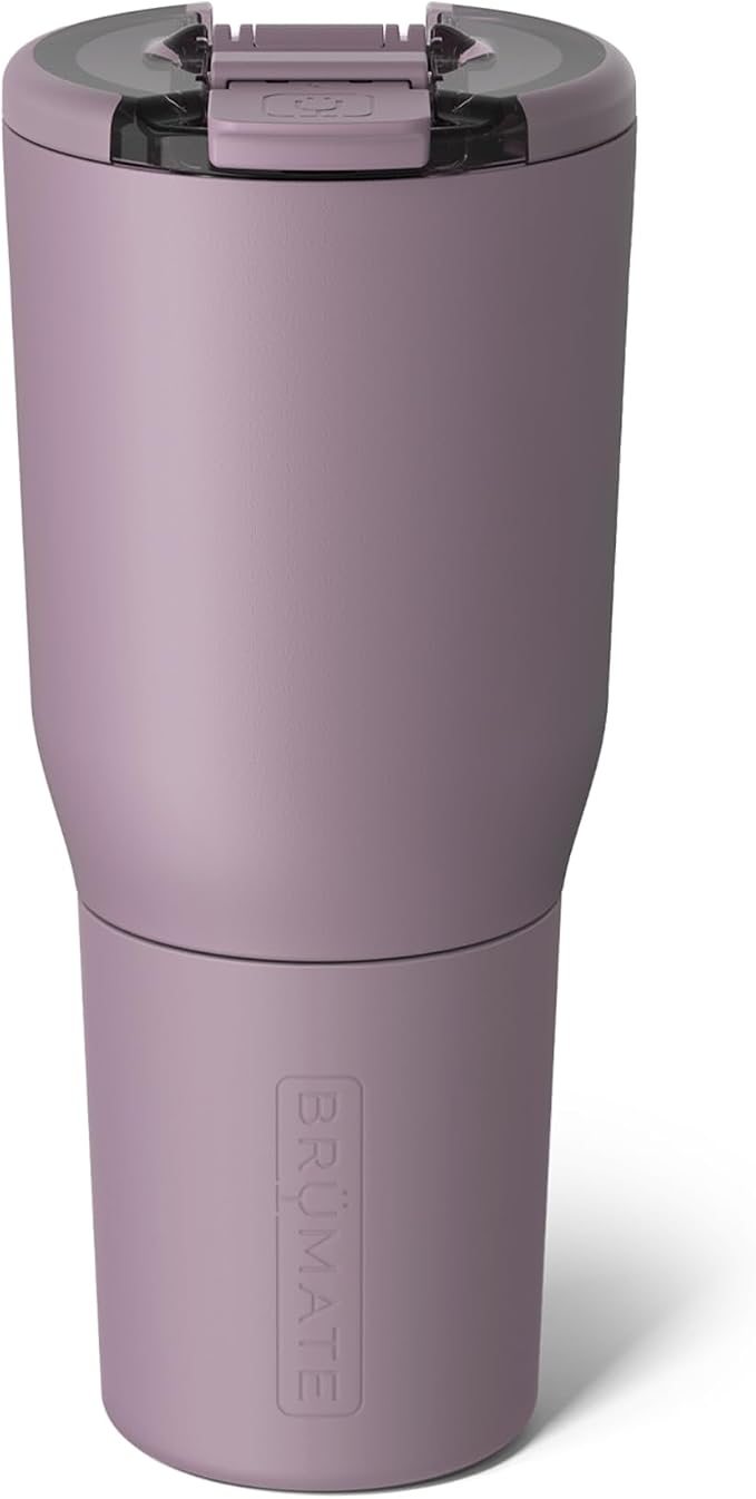BrüMate Nav 35oz 100% Leak Proof Insulated Travel Tumbler with Magnetic BevLock™ Lid - Double Wall Cup-Holder Friendly Stainless Steel Mug (Lilac Dusk) by Br%C3%BCMate