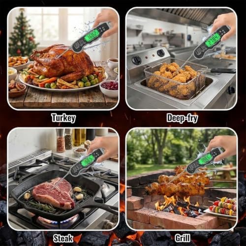Meat Thermometer Digital Instant Read Food Thermometer for Oven & Cooking - Image 3