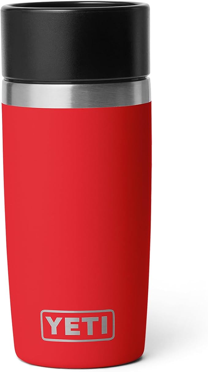 YETI Rambler 12 oz Travel Bottle, Stainless Steel, Vacuum Insulated with Leakproof Commuter Cap, Rescue Red - Image 5
