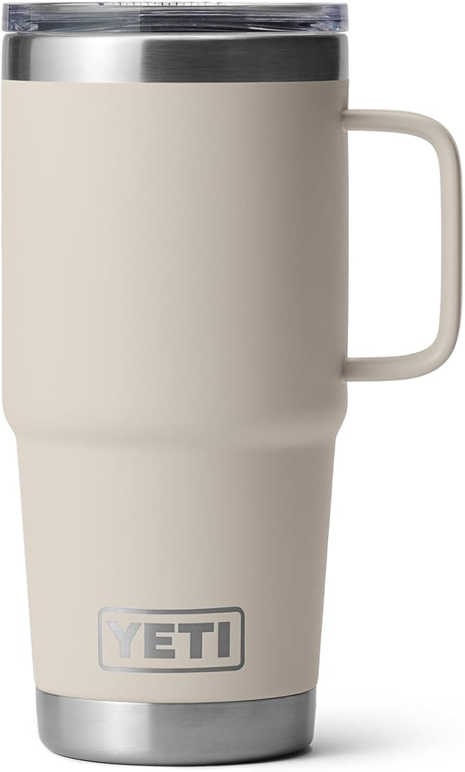 YETI Rambler 20 oz Travel Mug, Stainless Steel, Vacuum Insulated with Stronghold Lid - Image 4