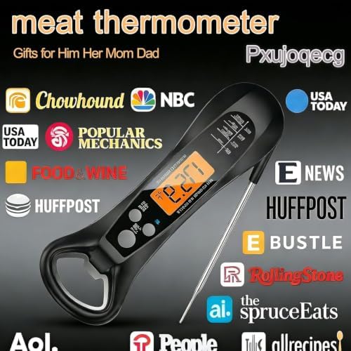 2pcs Instant Read Meat Thermometer, Waterproof Digital Food Thermometer - Image 5