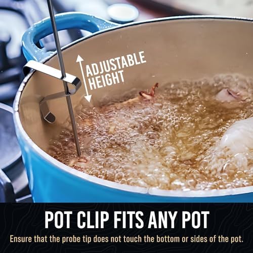 CRAFT911 Candy Thermometer with Pot Clip - Deep Fry Oil Thermometer for Frying and Candle Making (White) - Image 4