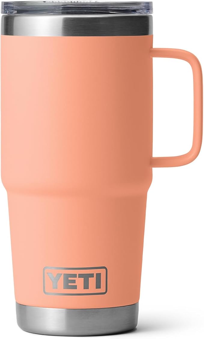 YETI Rambler 20 oz Travel Mug, Stainless Steel, Vacuum Insulated with Stronghold Lid - Image 4
