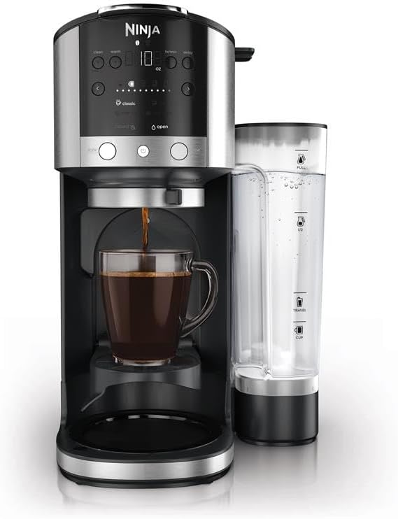 Ninja DualBrew Coffee Maker, Grounds & Pods, Stainless Steel, GP161 by Unknown