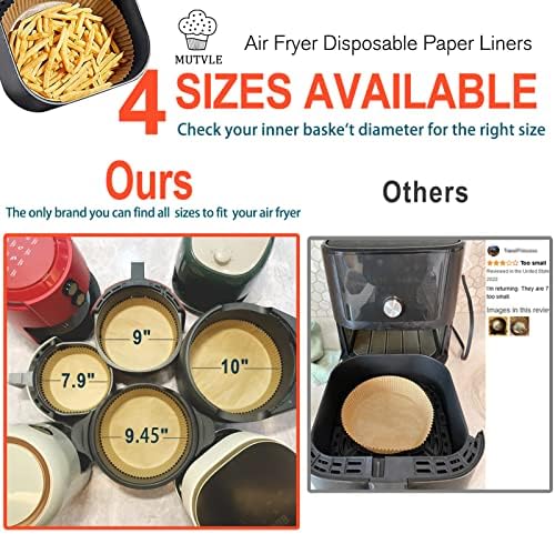 10 Inch Air Fryer Disposable Paper Liner Round - Image 3