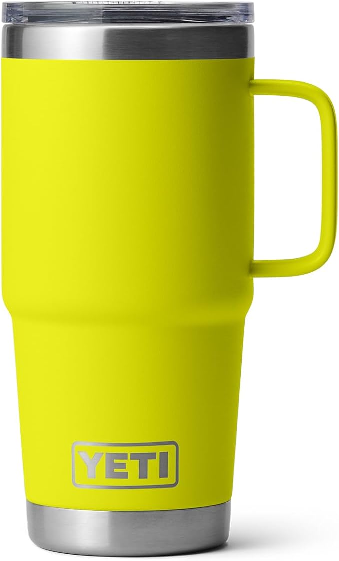 YETI Rambler 20 oz Travel Mug, Stainless Steel, Vacuum Insulated with Stronghold Lid - Image 4