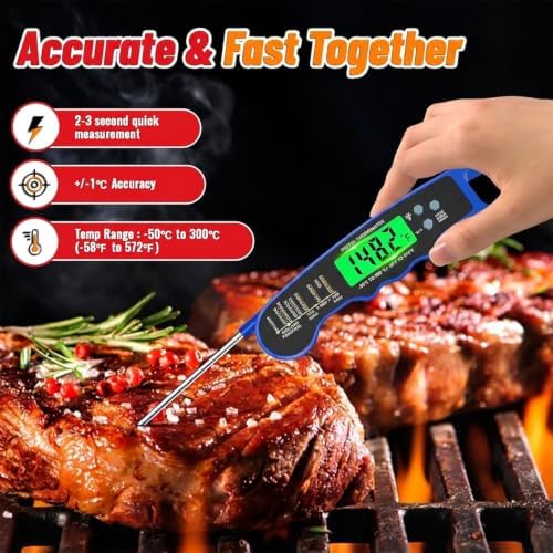 Meat Thermometer Digital Instant Read Food Thermometer for Oven & Cooking - Image 2