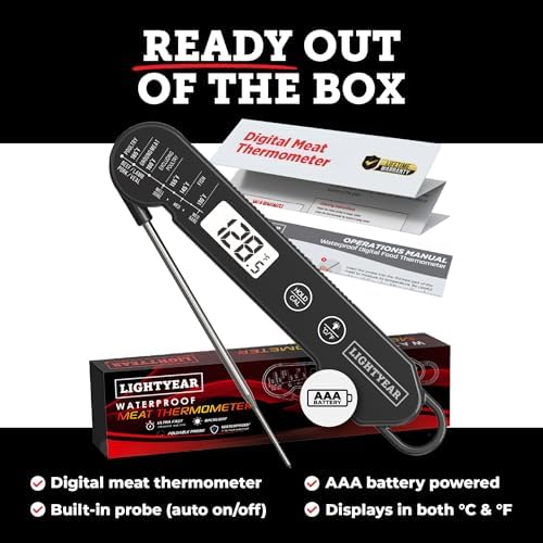 Lightyear Digital Meat Thermometer – Instant Read for Grilling - Image 6