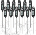 Copkim 12 Pcs Instant Read Meat Thermometer Long Probe,Black by Copkim