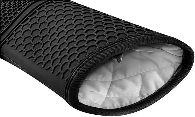Restaurantware 2-Piece Silicone Oven Mitts Set 1 Case of 13.98 x 7.28 x 1.57 - Image 8