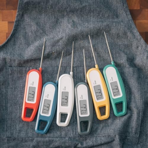 Lavatools Javelin® Ultra-Fast 3-Second Digital Instant Read Meat Thermometer for Grill and Cooking, 2.75" Probe, Compact Foldable Design, Large Display, IP65 Water Resistant, NSF Certified – Crimson - Image 5