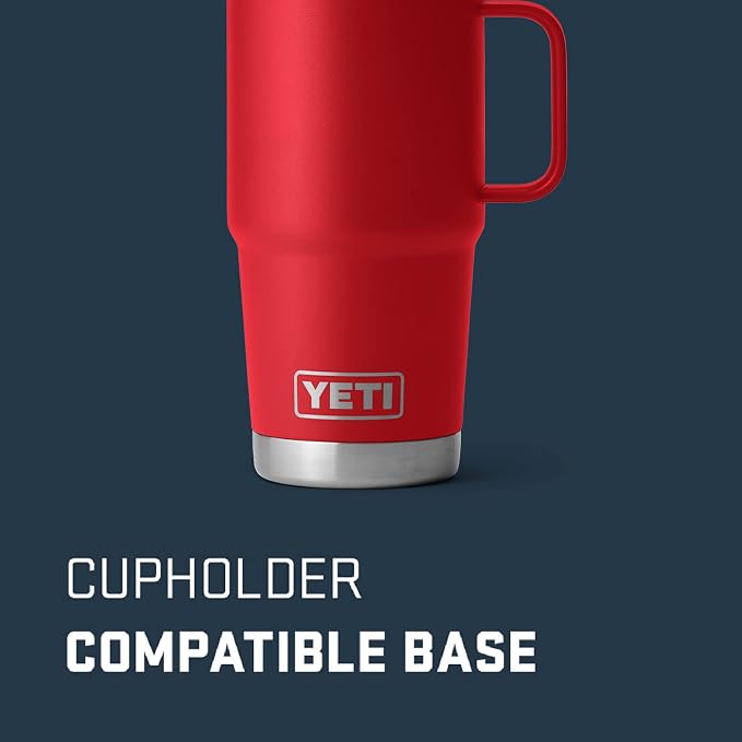 YETI Rambler 20 oz Travel Mug, Stainless Steel, Vacuum Insulated with Stronghold Lid - Image 3