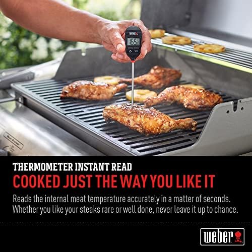 Weber® Instant‑Read Thermometer Probe, Black/Silver - Image 2