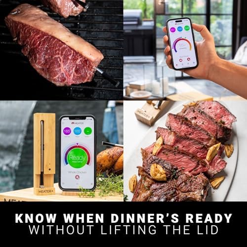MEATER Plus Smart Meat Thermometer, Honey, Bluetooth, 165ft, Grill & Oven - Image 4