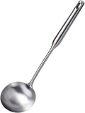 Soup Ladle, Metal 316 Stainless Steel Kitchen Ladles Spoon, Large Cooking Ladel by EJOEXQU