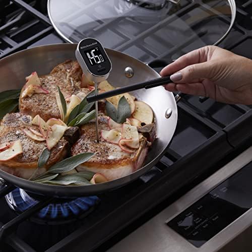 KitchenAid KQ904 Digital Instant Read Kitchen and Food Thermometer, Temperature Range: -40F to 482F, Black - Image 4