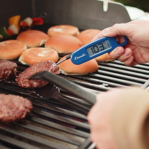 Escali Compact Portable Meat Candy Folding Digital Thermometer, Backlit Display Easy to Storage with Magnet, Black - Image 3