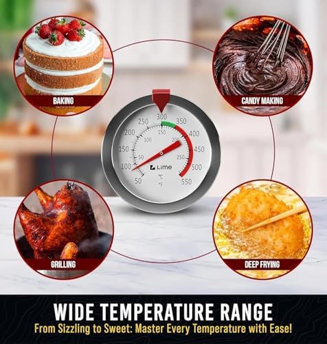 CRAFT911 Candy Thermometer with Pot Clip - Deep Fry Oil Thermometer for Frying and Candle Making (White) - Image 7
