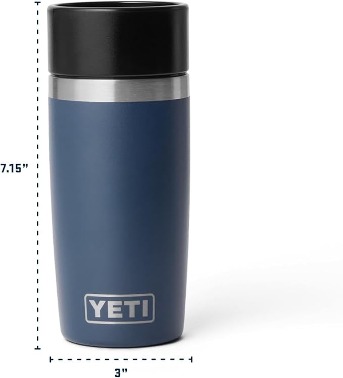 YETI Rambler 12 oz Travel Bottle, Stainless Steel, Vacuum Insulated with Leakproof Commuter Cap, Royal Blue - Image 4