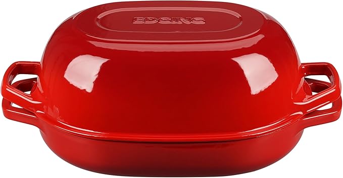 EDGING CASTING Enameled Cast Iron Oval Dutch Oven Pot - Image 7