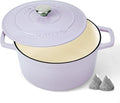 Ciwete Enameled Cast Iron Dutch Oven – 4.4 Quart Pot by Ciwete