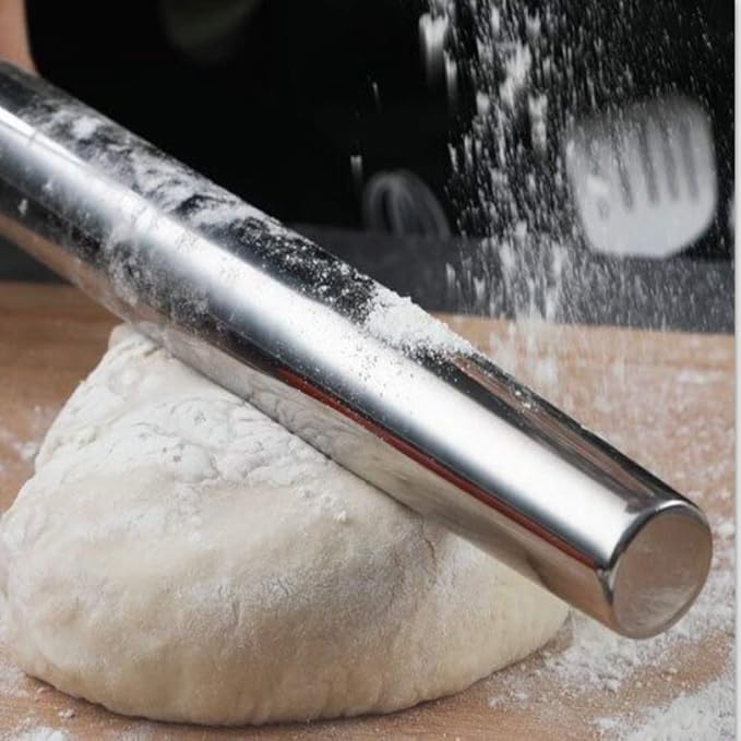 Rolling pin, Smooth Stainless Steel Rolling Pin, Rolling Pin - Image 7