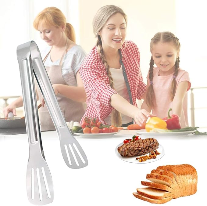 Serving Tongs Kitchen Tongs, Buffet Tongs, Stainless Steel Food Tong Serving - Image 8