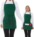 Aprons for Women with 3 Pockets, Server Apron, Aprons for Cooking, Chef Apron by Eksict