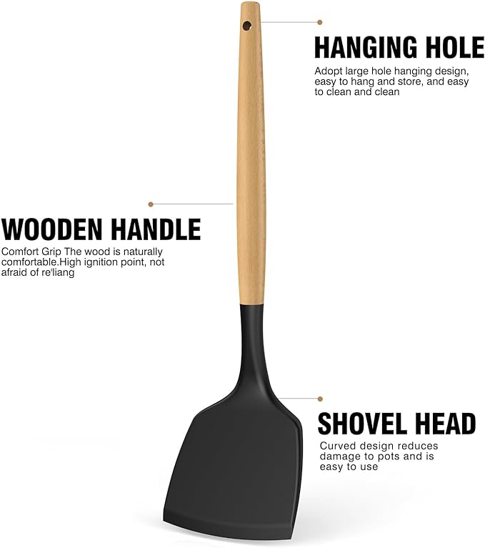 Silicone Cooking Utensils Set Utensil Sets - Image 7