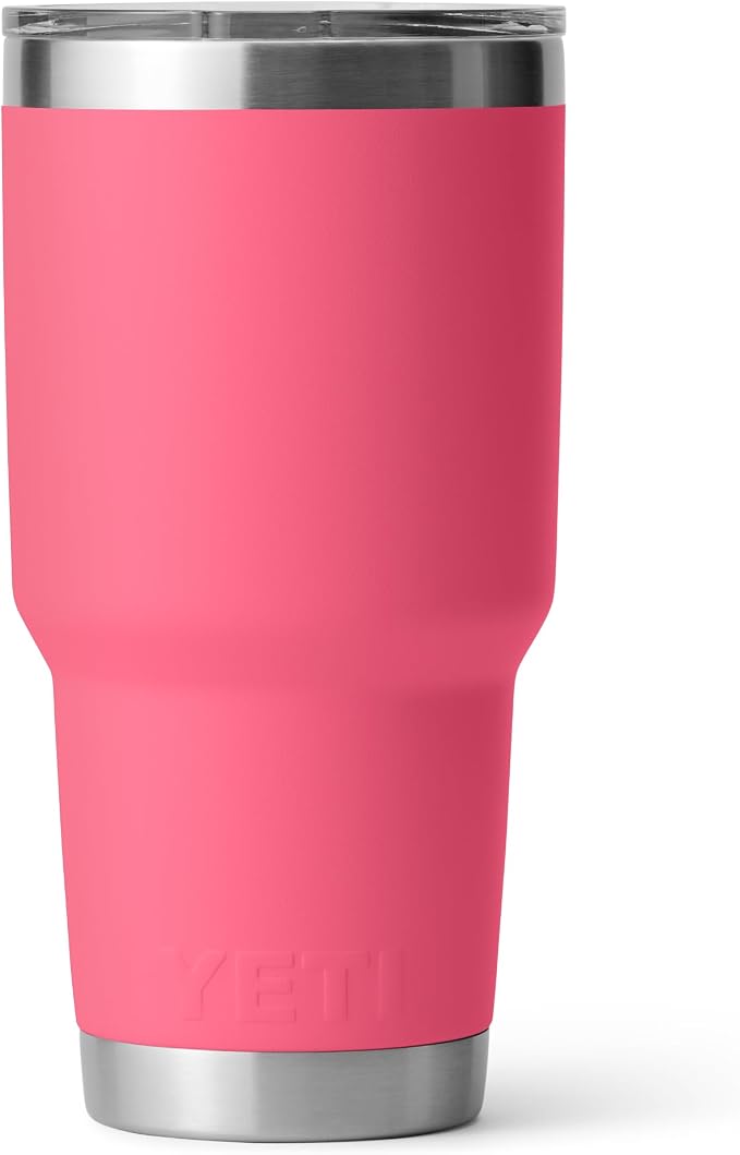 YETI Rambler 30 oz Tumbler, Stainless Steel, Vacuum Insulated with MagSlider Lid, Tropical Pink - Image 5