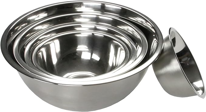 Chef Craft Brushed Mixing Bowl, Stainless Steel - Image 3