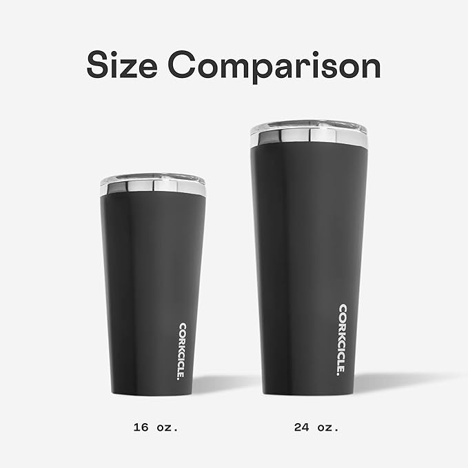 Corkcicle Classic Tumbler - Keeps Drinks Cold for 9 Hours & Hot for 3 - Triple-Insulated Stainless Steel - Holiday Tumbler Gift - 24 oz - Desert Rose - Image 7