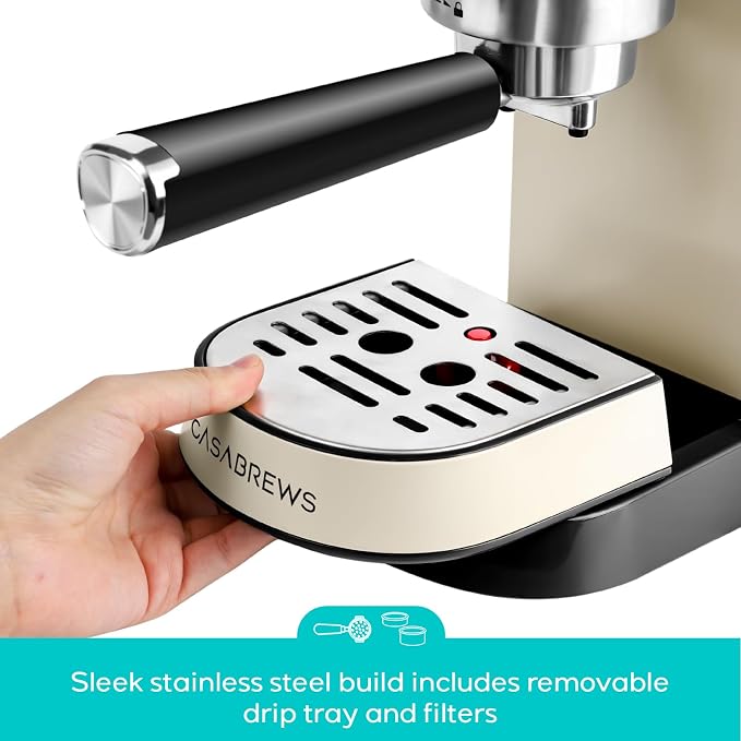 CASABREWS CM5418 Espresso Maker, Compact Espresso Machine with Milk Frother - Image 6
