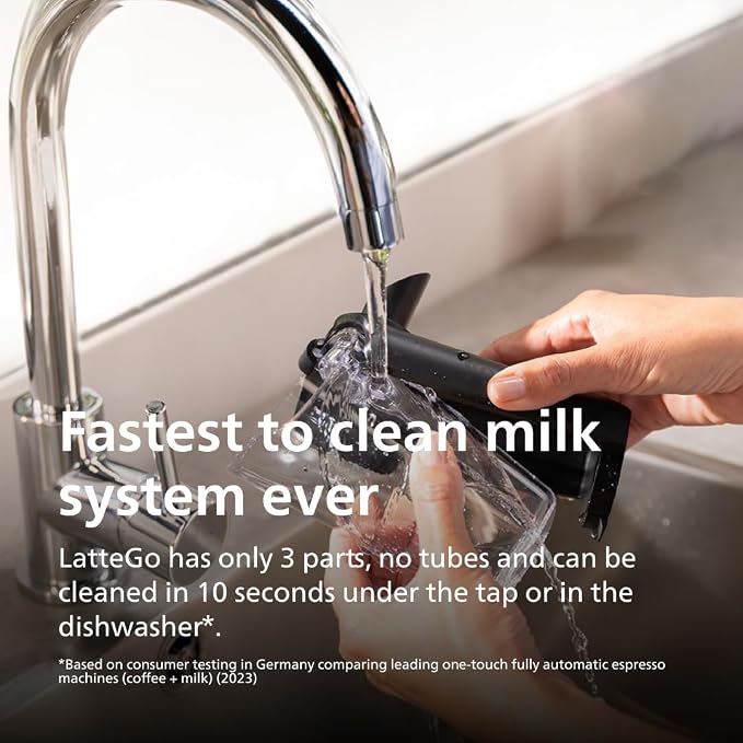 PHILIPS 3300 Series Fully Automatic Espresso Machine, LatteGo Milk System - Image 5