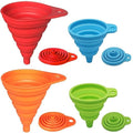KongNai Kitchen Funnel Set 4 Pack, Small and Large, Kitchen Gadgets Accessories by KongNai