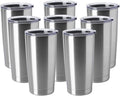 HASLE OUTFITTERS 20oz Tumblers Bulk Stainless Steel Cups with Lid Double Wall Vacuum Insulated Coffee Mugs for Cold & Hot Drinks 8 Pack by HASLEOUTFITTERS