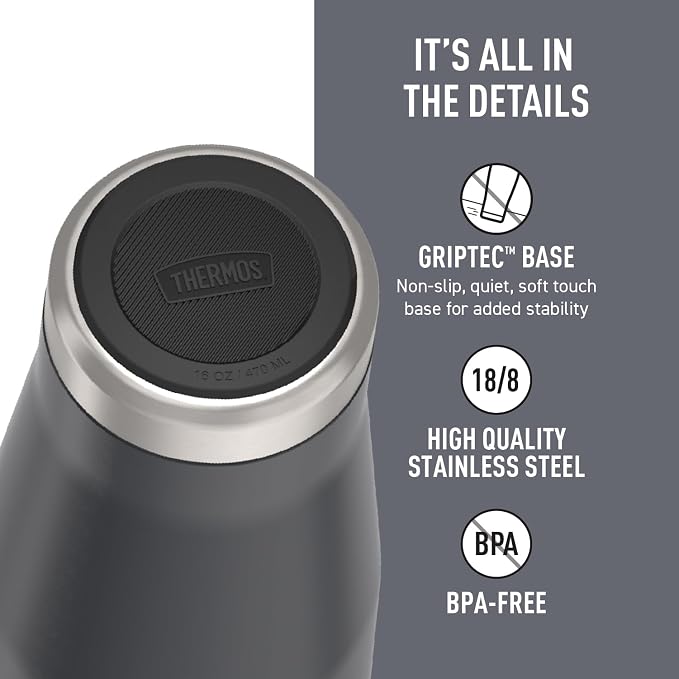 THERMOS ICON SERIES, Stainless Steel Tumbler, Granite, 16 oz - Image 4