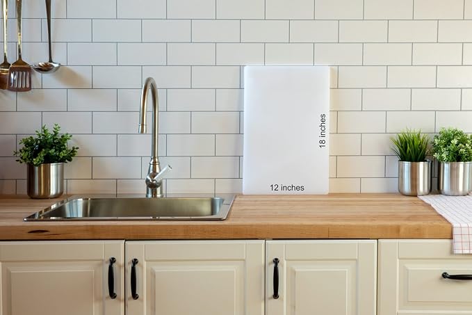 Thirteen Chefs Large 18 x 12 Blue Cutting Board - Image 7