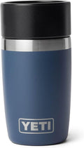 YETI Rambler 8 oz Travel Bottle, Stainless Steel, Vacuum Insulated with Leakproof Commuter Cap, Navy by YETI