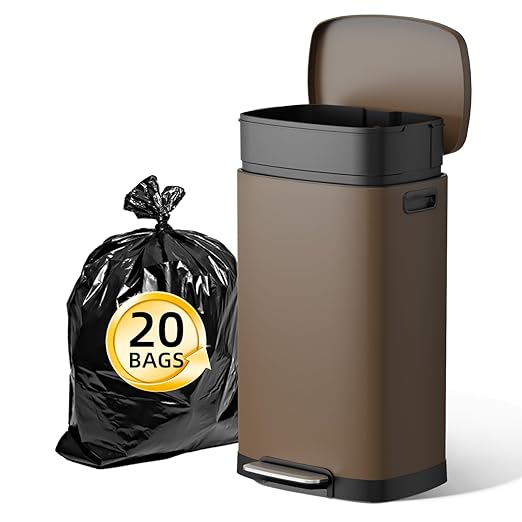 KUK 13 Gallon Kitchen Trash Can by KUK