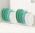 Plate Organizer for Cabinet, Kitchen Dish Rack Organizer for Cabinet Countertop by Unknown