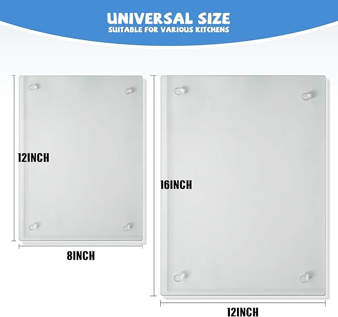 Mymonfif Tempered Glass Cutting Board - Image 2