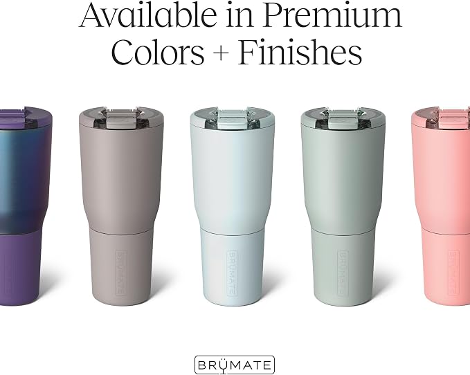 BrüMate Nav 35oz 100% Leak Proof Insulated Travel Tumbler with Magnetic BevLock™ Lid - Double Wall Cup-Holder Friendly Stainless Steel Mug (Mocha) - Image 2