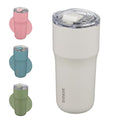 BJPKPK Insulated Tumbler,20oz Stainless Steel Tumbler with lid,Double Wall Travel Coffee Mug Thermal Cup,Keep Drinks Cold and Hot,White by BJPKPK