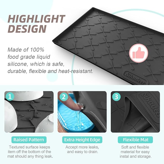 SIKADEER Silicone Under Sink Mats - Image 4