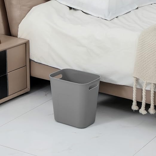 UUJOLY Plastic Trash Can Wastebasket, Garbage Container Basket - Image 3