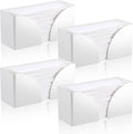 4Pack White Paper Towel Dispenser Countertop Acrylic Paper Towel Holder by AFOROEOA