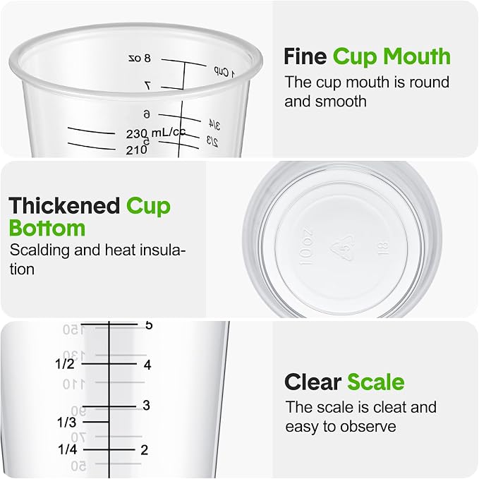 Yunsailing 50 Pack Disposable Measuring Cups - Image 3