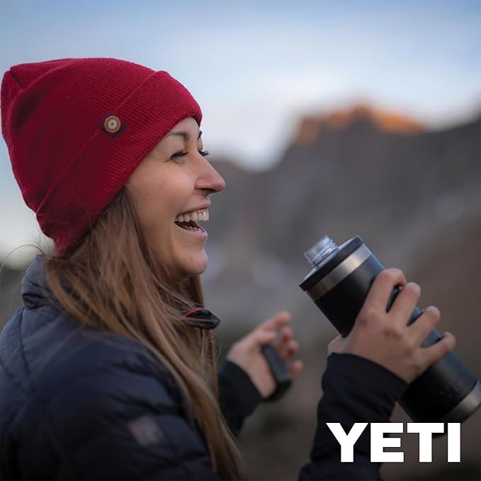 YETI Rambler 18 oz Bottle, Leakproof, Vacuum Insulated, Stainless Steel with Chug Cap, Cape Taupe - Image 6